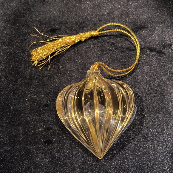 Lenox crystal puffed heart ornament original box ORN HOL GEM HEART Discontinued - Picture 2 of 13